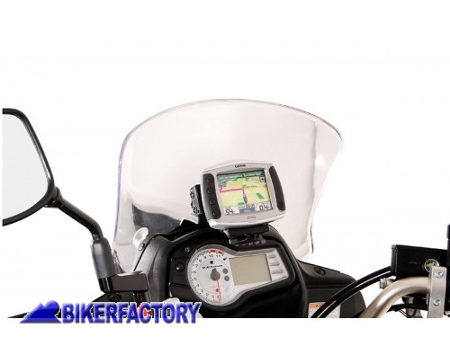 BikerFactory Supporto SW Motech agganci cupolino per GPS con QUICK LOCK per SUZUKI DL 650 V Strom 11 16 GPS 05 646 10200 B 1016939