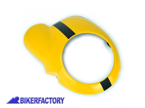 BikerFactory Schermo anteriore copri faro PYRAMID colore Yellow giallo x DUCATI Scrambler PY22 250000D 1038231